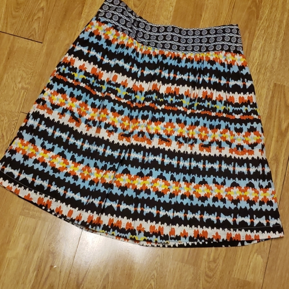 ANTHRO Porridge boho tribal print skirt sz 4